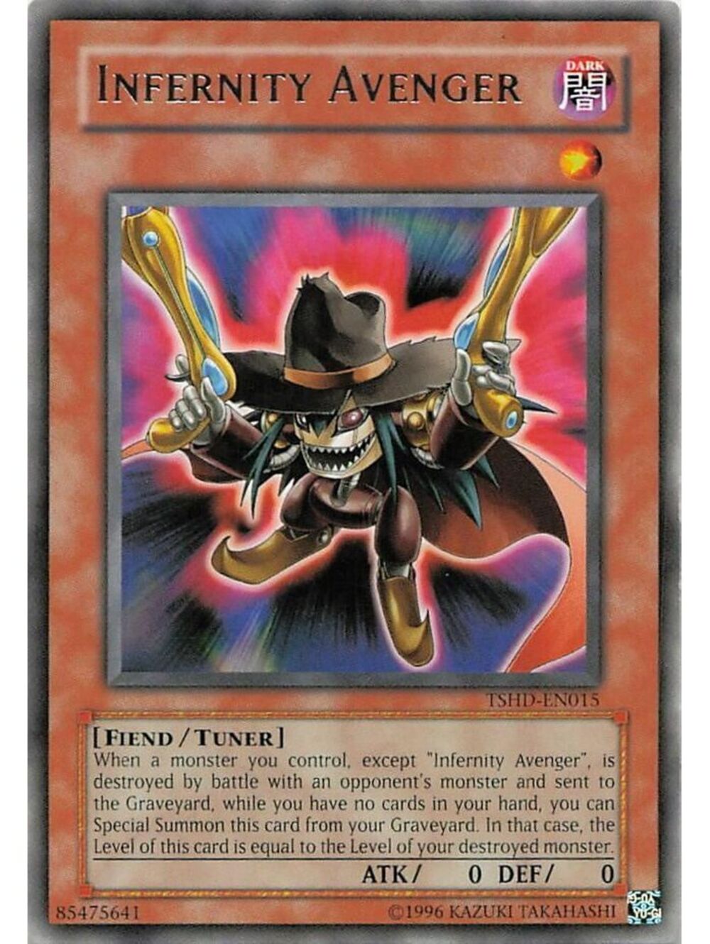 Yu-Gi-Oh! TCG 2010 Infernity Avenger NM TSHD